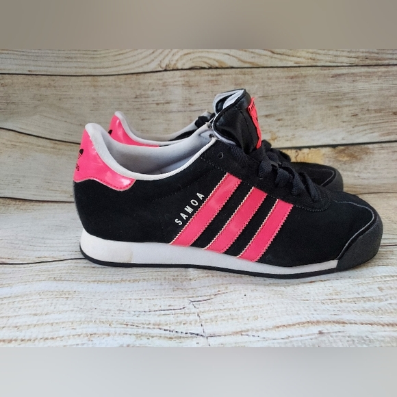 adidas Originals Shoes - Adidas Samoa Black & Pink